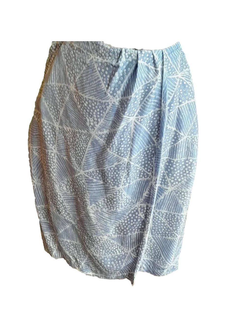 Vintage Adrienne Vittadini Silk Wrap Skirt